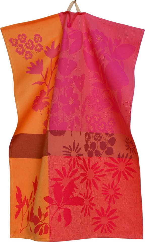 sander table + home Geschirrtuch Fiorella in Fuchsia 50 x 70 cm von sander table + home