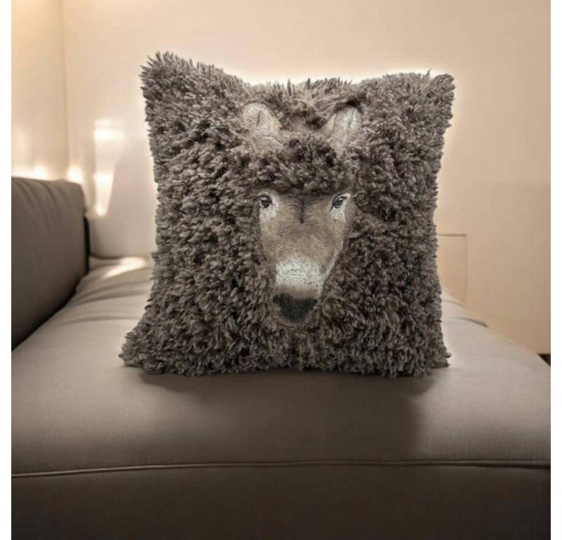 sander table + home Kissenhülle Kissenhülle Burro in Schoko 45 x 45 cm sander table + home Kissenhülle Kissenhülle Burro in Schoko 45 x 45 cm von sander table + home