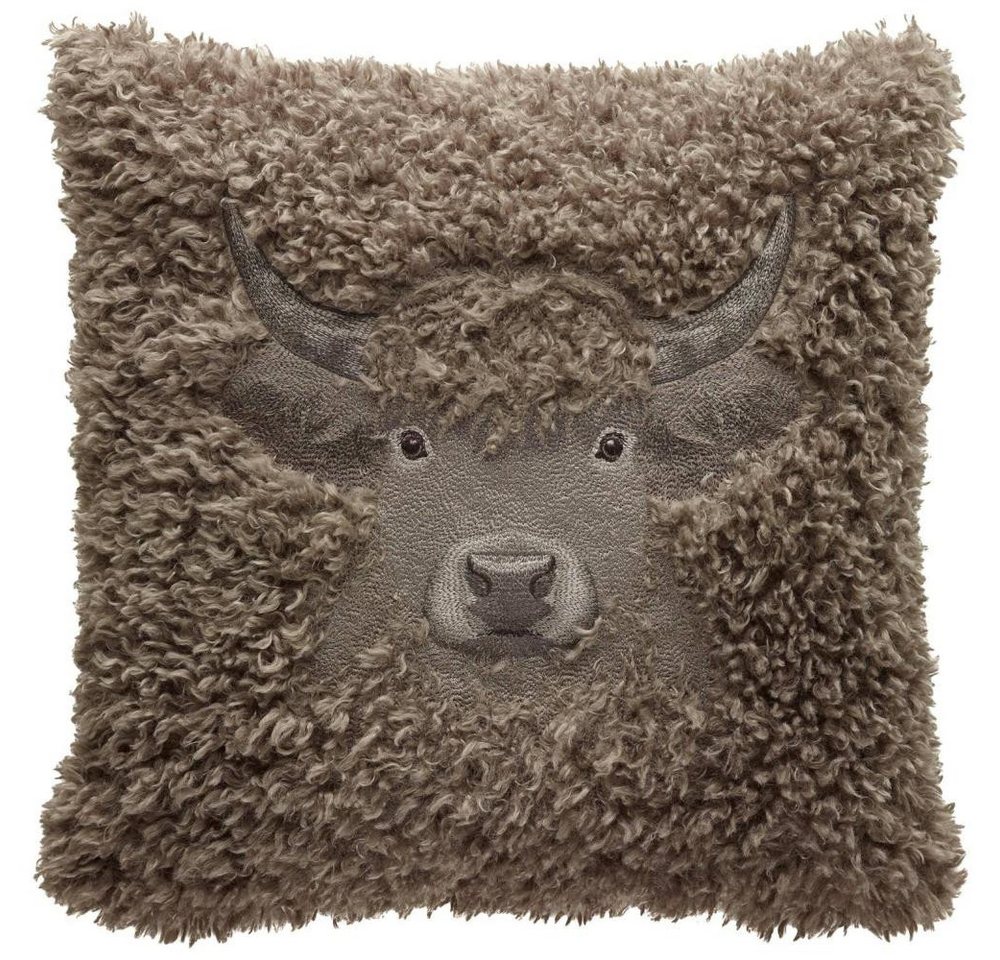 sander table + home Kissenhülle Kissenhülle Toro in Schoko 45 x 45 cm von sander table + home