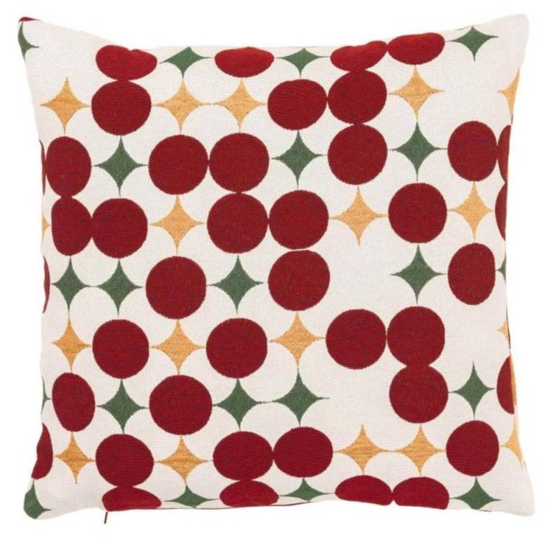 sander table + home Kissenhülle Kule Rot/Grün 50 x 50 cm sander table + home Kissenhülle Kule Rot/Grün 50 x 50 cm von sander table + home
