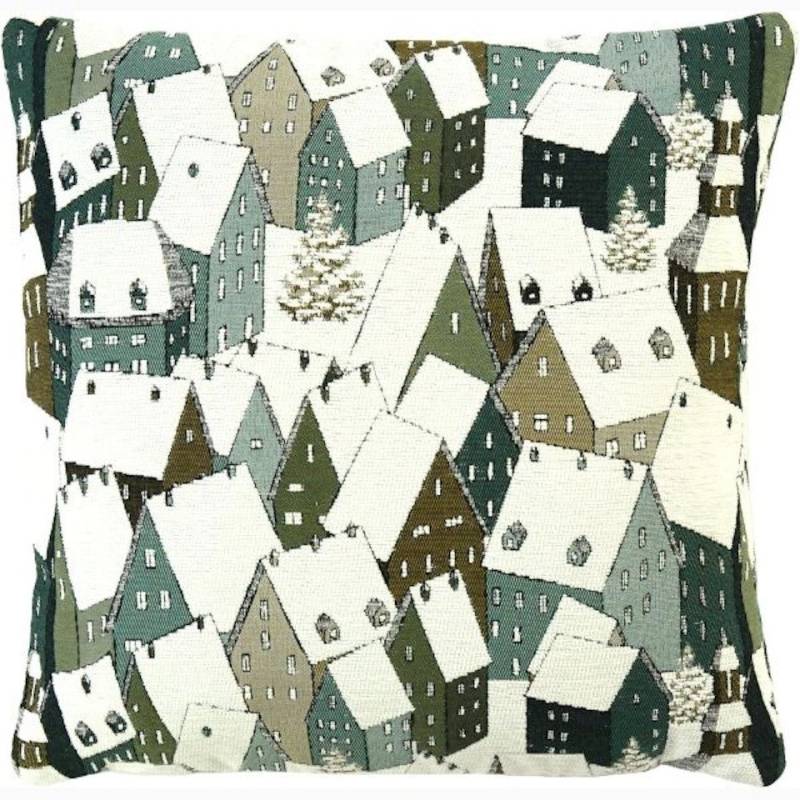 sander table + home Kissenhülle Rooftop Pine 40 x 40 cm von sander table + home