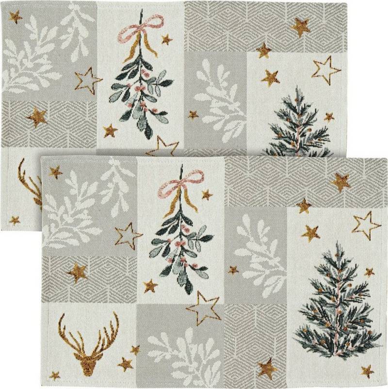 sander table + home Platzset Tischset "Cheryl" 2er-Pack, Gobelin Motiv sander table + home Platzset Tischset "Cheryl" 2er-Pack, Gobelin Motiv von sander table + home