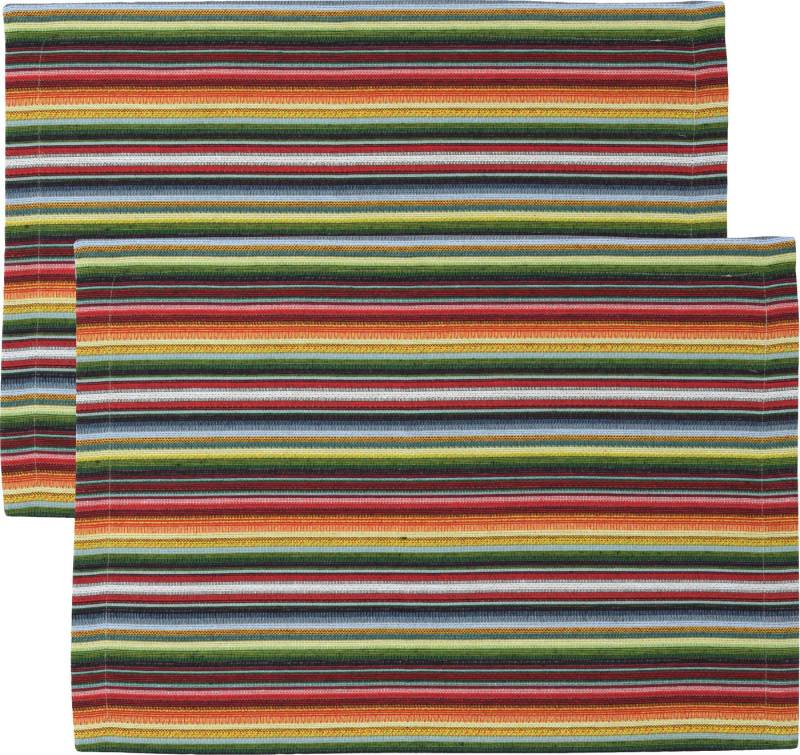 sander table + home Platzset Tischset "Strip" 2er-Pack, (2-St), Streifen von sander table + home