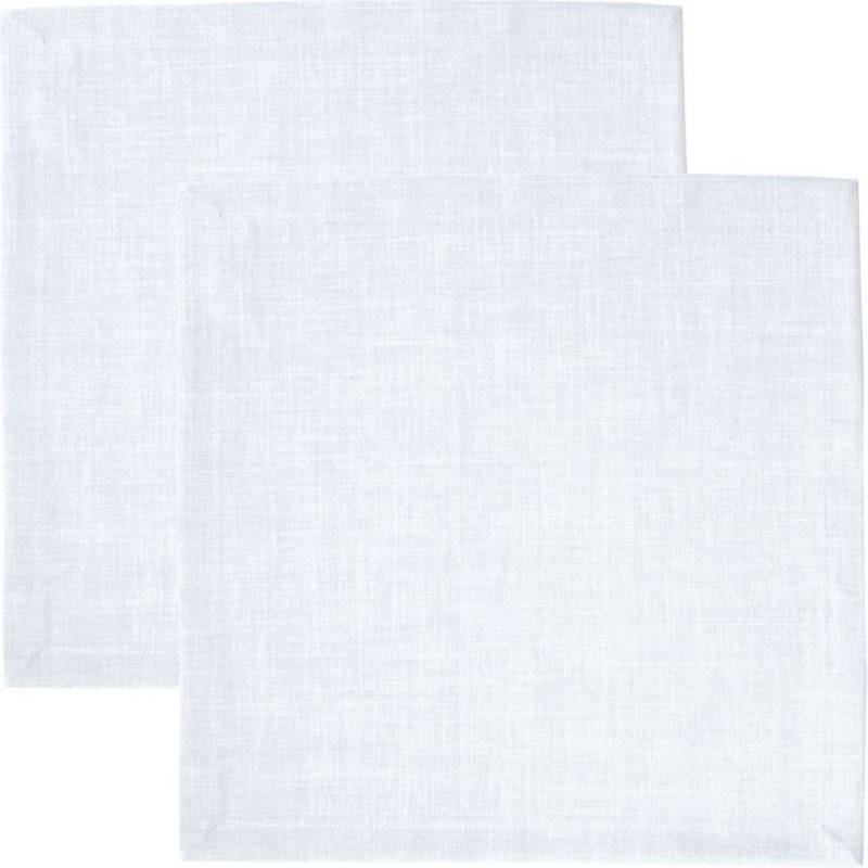sander table + home Stoffserviette Serviette "Loft" 2er-Pack, (2 St), fleckabweisend Uni von sander table + home
