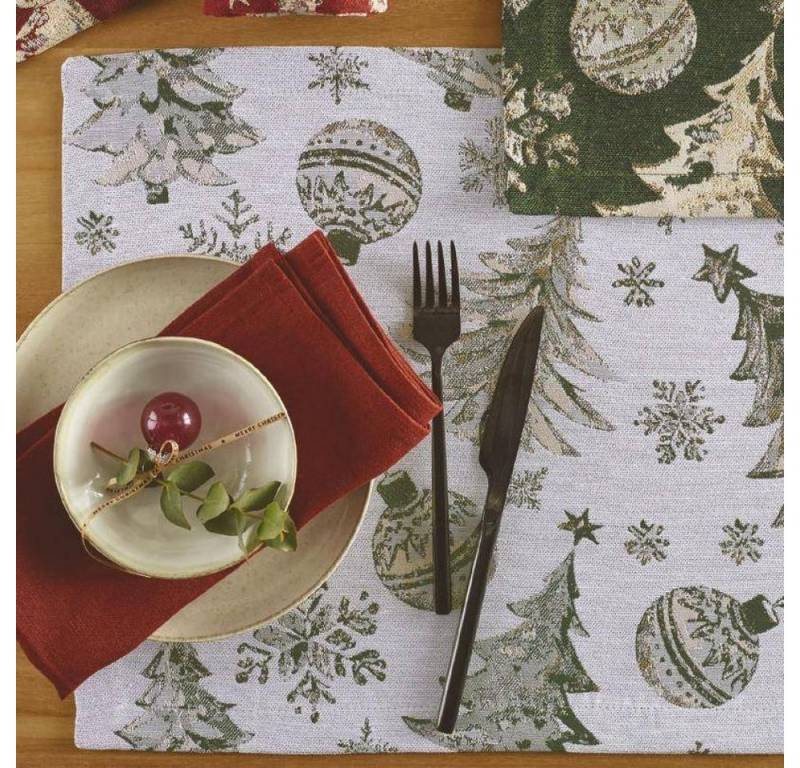 sander table + home Tischläufer Christal Tree in Weiß von Sander von sander table + home