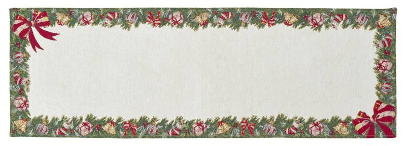 sander table + home Tischläufer Sander * Tischläufer X-Mas Frame 32 x 96 cm Gobelin (1-tlg) von sander table + home