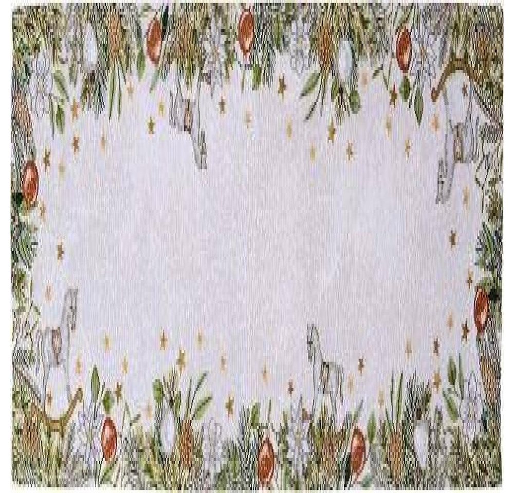 sander table + home Tischläufer Tischläufer Christmas Frame Grün 32 x 96 cm sander table + home Tischläufer Tischläufer Christmas Frame Grün 32 x 96 cm von sander table + home