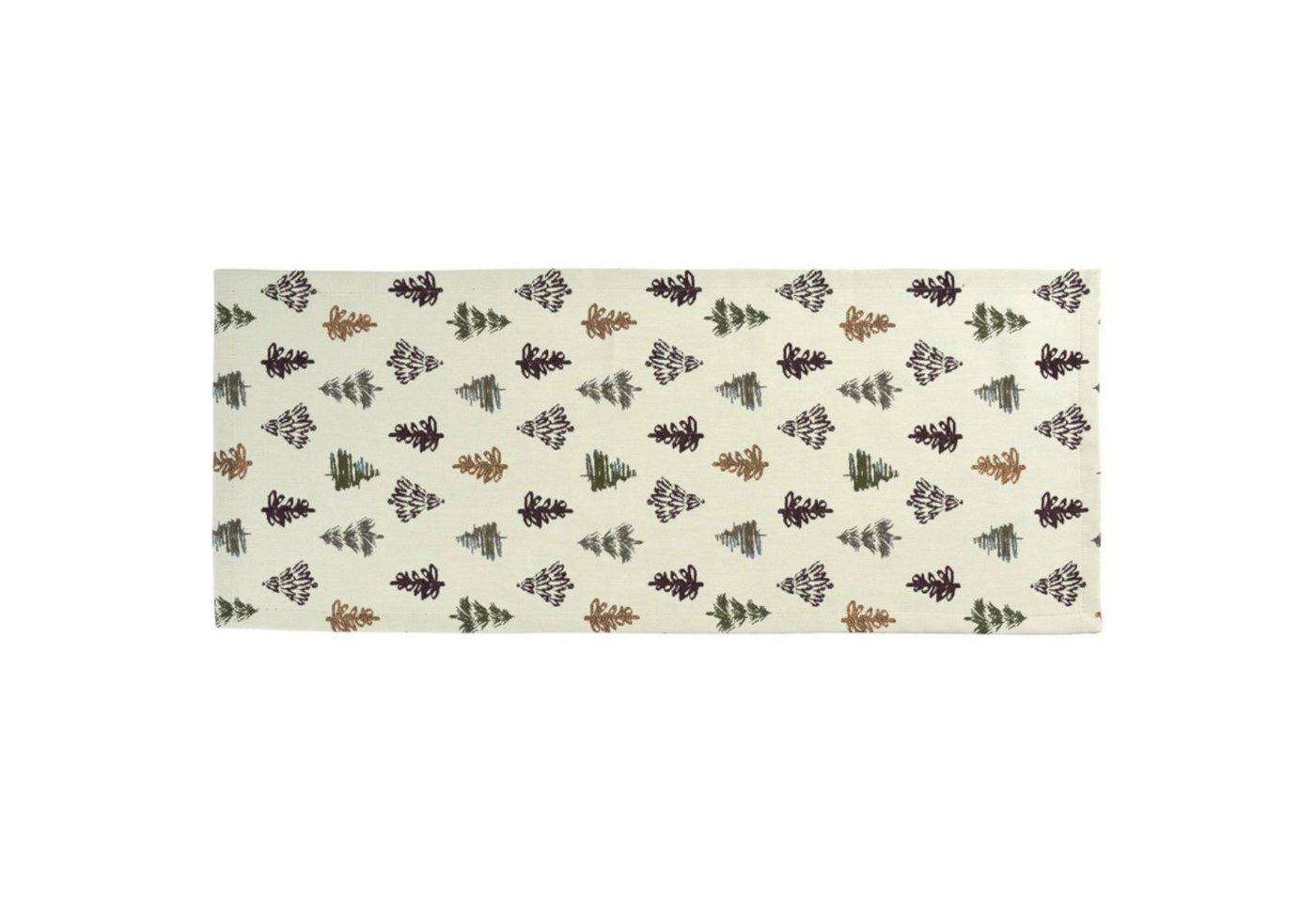 sander table + home Tischläufer Waldemar Kupfer/Beere 40 x 100 cm von sander table + home