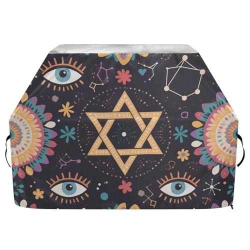 Bohemian Hexagramm Eyes Star Purple Outdoor Fade and UV Resistant Smoker Covers 65Inch Waterproof Heavy Duty BBQ Gas Grill Cover with Adjustable Drawstring for Dust Wind Bohemian Hexagramm Eyes Star Purple Outdoor Fade and UV Resistant Smoker Covers 65Inch Waterproof Heavy Duty BBQ Gas Grill Cover with Adjustable Drawstring for Dust Wind von sanluoli
