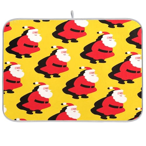 Cartoon Funny Santa Clause Dish Drying Mat Kitchen Mat CounterDrain Matte Dish Wash Dryer Large Dish Drying Rack Mat 18 x 24 Cartoon Funny Santa Clause Dish Drying Mat Kitchen Mat CounterDrain Matte Dish Wash Dryer Large Dish Drying Rack Mat 18 x 24 von sanluoli