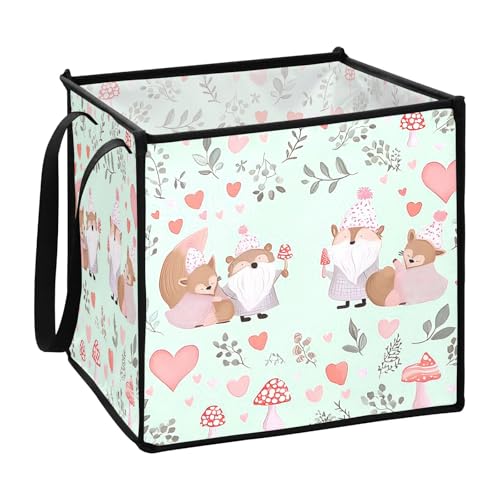 Einfache Safari-Tier-Aufbewahrungskörbe aus Stoff, würfelförmig, für Schrank, faltbar, hoch, 33 x 33 x 33 cm Einfache Safari-Tier-Aufbewahrungskörbe aus Stoff, würfelförmig, für Schrank, faltbar, hoch, 33 x 33 x 33 cm von sanluoli