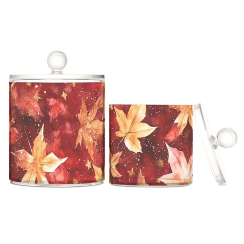Glitzernde Safari-Kunststoff-Aufbewahrungsbehälter mit Deckel, Speisekammer, Essentials, dekorative kleine Aufbewahrungsbehälter für Wattestäbchen, Wattepads, Zahnseide-Picker, Büroklammern, 2 Stück Glitzernde Safari-Kunststoff-Aufbewahrungsbehälter mit Deckel, Speisekammer, Essentials, dekorative kleine Aufbewahrungsbehälter für Wattestäbchen, Wattepads, Zahnseide-Picker, Büroklammern, 2 Stück von sanluoli