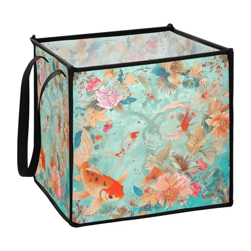 Goldfischkörbe im Boho-Stil für die Organisation von Wohnmobilen, faltbare Seilkörbe, Organisation und Aufbewahrungsboxen, 33 x 33 x 33 cm von sanluoli