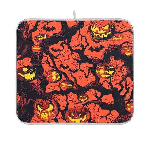 Gruselige Ulme Holloween Abtropfmatte Küche Arbeitsplatte Matte Trocknen Matte Trockner Küche 40,6 x 45,7 cm Gruselige Ulme Holloween Abtropfmatte Küche Arbeitsplatte Matte Trocknen Matte Trockner Küche 40,6 x 45,7 cm von sanluoli