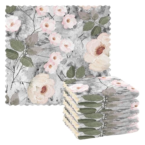 Watercolur Floral Industrial Mikrofaser saugfähiges Handtuch Geschirrtuch Set Frottee Geschirrtücher und Geschirrtücher niedliche Handtücher jetzt Designs Französisch groß 27,9 x 27,9 cm Watercolur Floral Industrial Mikrofaser saugfähiges Handtuch Geschirrtuch Set Frottee Geschirrtücher und Geschirrtücher niedliche Handtücher jetzt Designs Französisch groß 27,9 x 27,9 cm von sanluoli