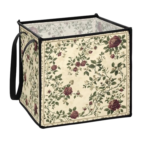 sanluoli Ancient Tengman Dekorative Körbe für Decken, faltbar, Seil, Stoff, Würfel, Aufbewahrungskörbe, 33 x 33 x 33 cm, Beige sanluoli Ancient Tengman Dekorative Körbe für Decken, faltbar, Seil, Stoff, Würfel, Aufbewahrungskörbe, 33 x 33 x 33 cm, Beige von sanluoli