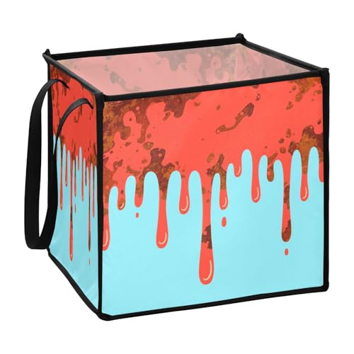 sanluoli Asthetic Art Bunte dekorative Körbe für Schrank, faltbare Decken, Organizer und Aufbewahrungskorb, 33 x 33 x 33 cm sanluoli Asthetic Art Bunte dekorative Körbe für Schrank, faltbare Decken, Organizer und Aufbewahrungskorb, 33 x 33 x 33 cm von sanluoli