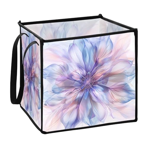 sanluoli Boho Style Mysterium Blumen faltbar Würfel Körbe für Spielzeug faltbar Dekoration Körbe für Behälter 33 x 33 x 33 Zoll von sanluoli