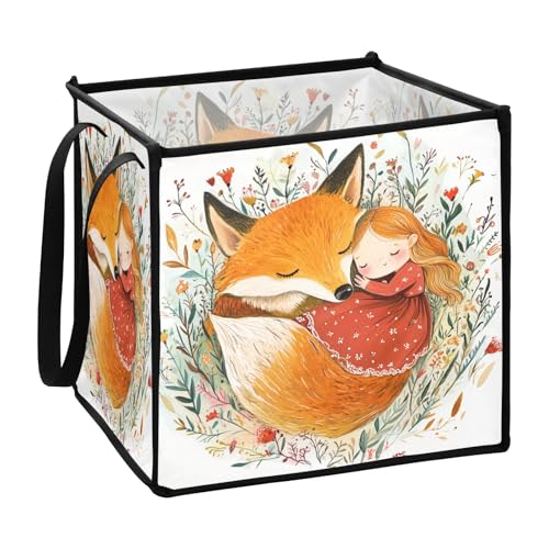 sanluoli Chubby Fox Aufbewahrungsbox für Bettwäsche, faltbare Tragetaschen und Aufbewahrungskorb, 33 x 33 x 33 cm sanluoli Chubby Fox Aufbewahrungsbox für Bettwäsche, faltbare Tragetaschen und Aufbewahrungskorb, 33 x 33 x 33 cm von sanluoli