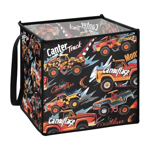 sanluoli Graffiti Street Racing Car Stoff Würfel Aufbewahrungsboxen für Wohnmobil faltbar niedliche Aufbewahrungskörbe 13x13x13 in von sanluoli