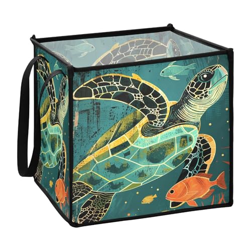 sanluoli Gratis Turtle Realism Organizer und Aufbewahrungskorb für faltbaren Schrank Dekorative quadratische Körbe 33 x 33 x 33 Zoll sanluoli Gratis Turtle Realism Organizer und Aufbewahrungskorb für faltbaren Schrank Dekorative quadratische Körbe 33 x 33 x 33 Zoll von sanluoli