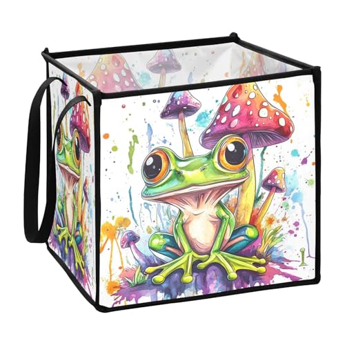 sanluoli Niedliche Stoffkörbe in Froschform für den Schreibtisch, faltbar, 33 x 33 x 33 cm sanluoli Niedliche Stoffkörbe in Froschform für den Schreibtisch, faltbar, 33 x 33 x 33 cm von sanluoli