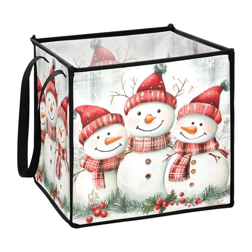sanluoli Niedliche Winterkörbe für den Winter, für große Organizer und Aufbewahrungskorb, 33 x 33 x 33 cm sanluoli Niedliche Winterkörbe für den Winter, für große Organizer und Aufbewahrungskorb, 33 x 33 x 33 cm von sanluoli