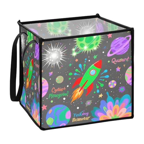 sanluoli Space Cartoon Planest Rockets Aufbewahrungsboxen für Garage Faltbare Dekoration Pantry Körbe 13x13x13 Zoll sanluoli Space Cartoon Planest Rockets Aufbewahrungsboxen für Garage Faltbare Dekoration Pantry Körbe 13x13x13 Zoll von sanluoli