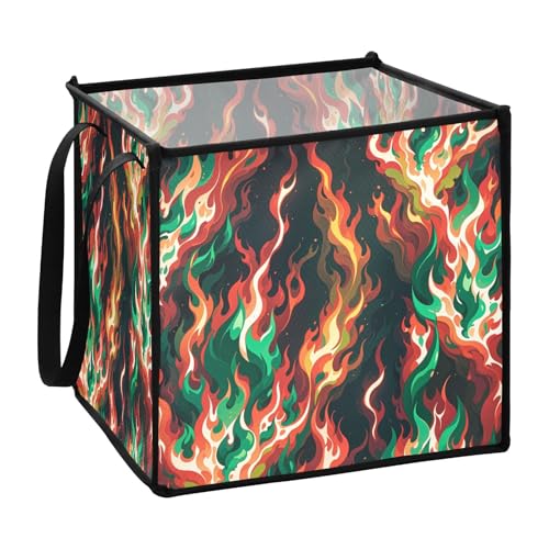 sanluoli Wunderschöner faltbarer Würfel-Korb für das Büro, 33 x 33 x 33 cm von sanluoli