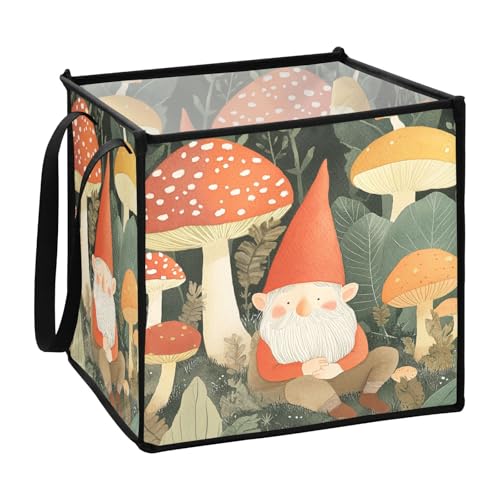 sanluoli Zwerg Pilz Herbst Aufbewahrungsboxen Körbe für Kinder faltbar Decoracion Stoffkörbe 13x13x13 in von sanluoli