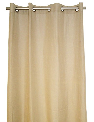 Sans CV00099-151 Gardine, einfarbig, Wax Finish Voyage, Polyester, Sandfarben, 135 x 265 cm Sans CV00099-151 Gardine, einfarbig, Wax Finish Voyage, Polyester, Sandfarben, 135 x 265 cm von Sans