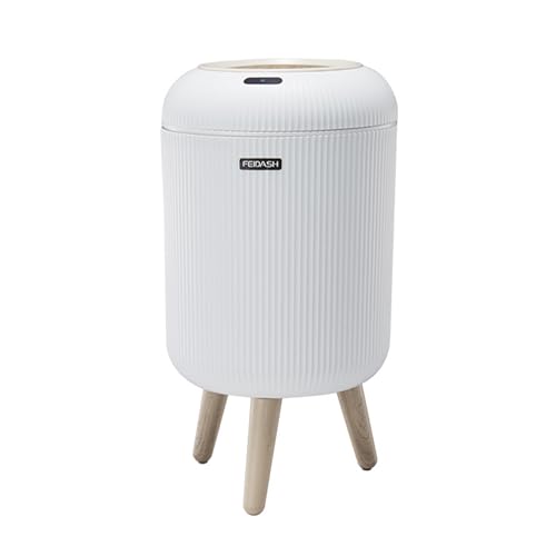 sapisecret Smart Mülleimer mit Sensor, Weiß, 12L, für Küche und Badezimmer, klein Geruchsdichter Trash Can Automatisch, Ideal als wc trash can, mülleimer elektrisch, Mülleimer Badezimmer mit Deckel von sapisecret