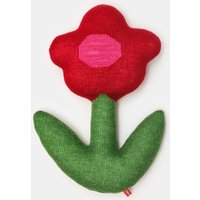 Gestricktes Blumenkissen Aus Lammwolle - Auf Bestellung von saracarr