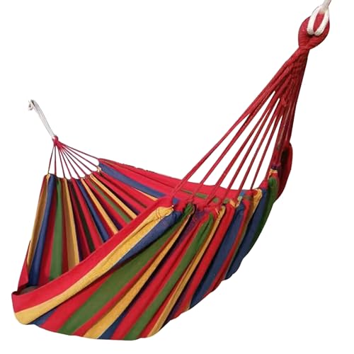 Gartenhängematte gestreift, starke Hängematte im Bezug 150 kg 200x100 cm von sarcia.eu