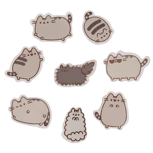 Pusheen Katze Radiergummi Schule, Radiergummis im Etui SATZ 8 Stück (A) von sarcia.eu