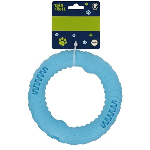 Zahnpflege Spielzeug für Hunde, KAUSPIELZEUG zum Apportieren, ZUM WERFEN, zur Zahnreinigung 17 cm (K) von sarcia.eu