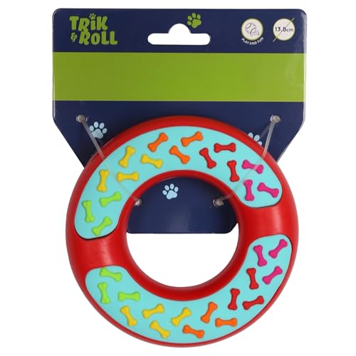 sarcia.eu APPORTIERSCHEIBE, Disk für Hunde, Frisbee, Wurfspielzeug für Hunde 13,8 cm (L) von sarcia.eu