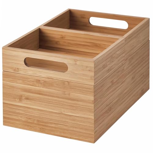 sarcia.eu DRAGAN Bambusbox, Naturholz, Organizer mit Griffen, Aufbewahrungsbox 23x17x14 cm sarcia.eu DRAGAN Bambusbox, Naturholz, Organizer mit Griffen, Aufbewahrungsbox 23x17x14 cm von sarcia.eu