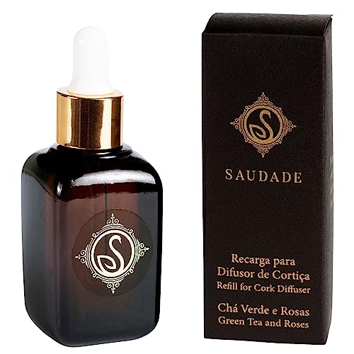 sarcia.eu SAUDADE Exklusives Duftöl für Kork-Diffusor - Grüner Tee und Rose 30ml sarcia.eu SAUDADE Exklusives Duftöl für Kork-Diffusor - Grüner Tee und Rose 30ml von sarcia.eu