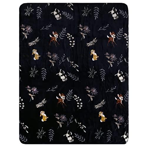 sarcia.eu Thumper Disney Marineblaue Tagesdecke/Sherpa-Decke 120x150 cm, Oeko-TEX von sarcia.eu