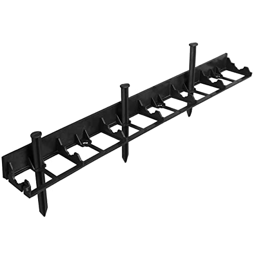 sarcia.eu geoBORDER Rasenkante Beeteinfassung Beetumrandung Raseneinfassung Pflastersteine Mähkante, Pflasterkante, Nagel (12 Meter, 4.5 cm) von sarcia.eu