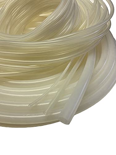 Flexibler Silikonschlauch Lebensmittelqualität FDA-Konform transluzenter Schlauch (6mm x 10mm) von sarian