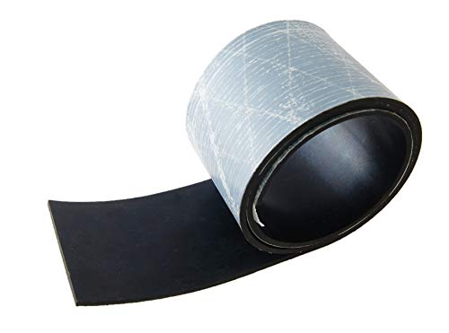 Gummistreifen mit Klebeschicht Stärke 5 mm - in verschiedenen Größen wählbar (1000x100x5mm) von sarian