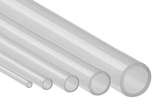 sarian Silikonschlauch Meterware Industriequalität -60°C bis 200°C Schlauch transluzent Innendurchmesser x Außendurchmesser,viele Größen, 1 Stück = 1 Meter von sarian