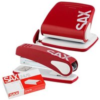 sax design Locher und Heftgeräte Set Century Line rot sax design Locher und Heftgeräte Set Century Line rot von sax design