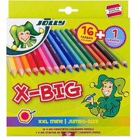 JOLLY X-BIG Buntstifte farbsortiert, 17 St. von JOLLY