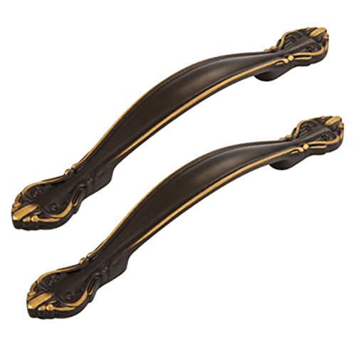 2 Stück Reines Kupfer Möbelgriffe Vintage Schubladegriff Schwarz Antikbeschlag Schrankgriff Messing Zierteile Türknöpfe Küchengriffe Stangengriff Kleiderschrank Zieht Griffen (Hole distance 128mm) 2 Stück Reines Kupfer Möbelgriffe Vintage Schubladegriff Schwarz Antikbeschlag Schrankgriff Messing Zierteile Türknöpfe Küchengriffe Stangengriff Kleiderschrank Zieht Griffen (Hole distance 128mm) von sbslj-0002