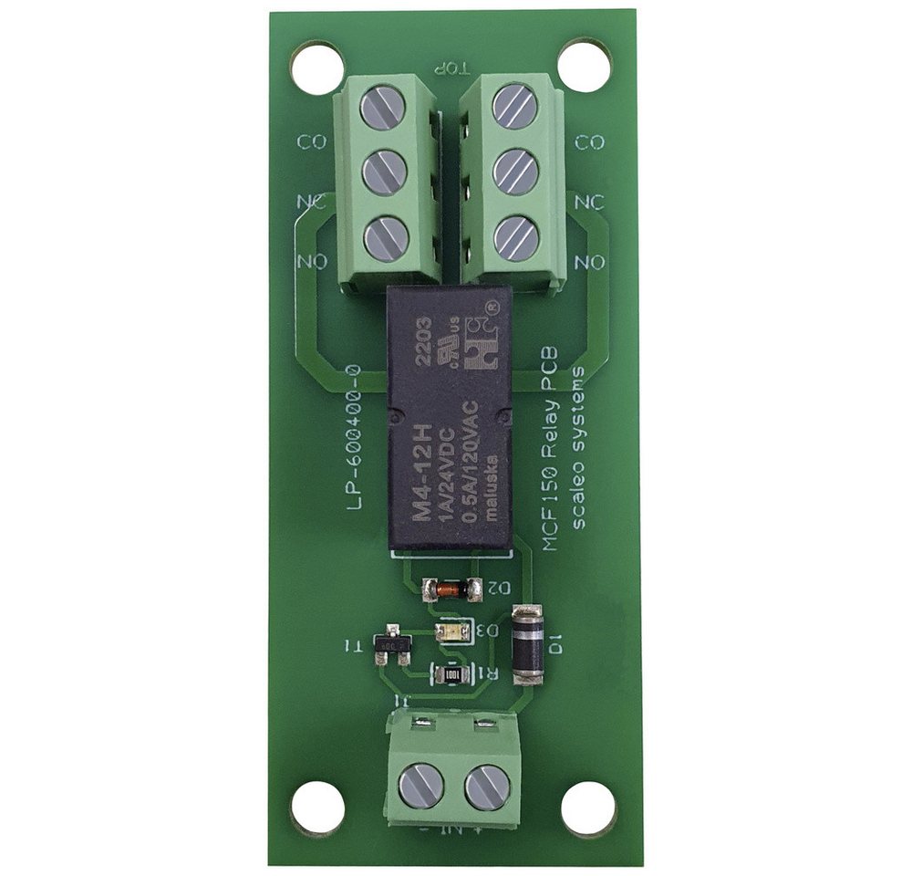 scaleo systems Relais-Modul scaleo systems Relaisplatine 1 St. VV-600401-0-C 2 Wechsler 12 V/DC, (VV-600401-0-C) von scaleo systems