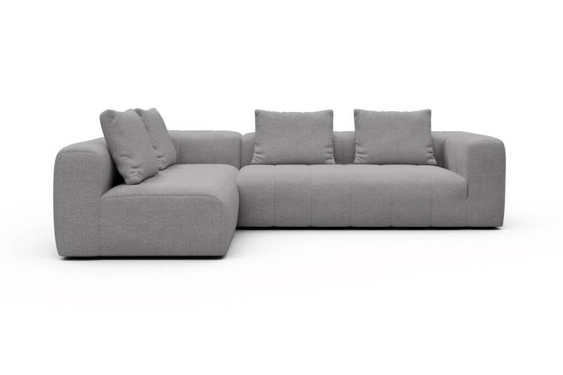 ScandinavianUpholstery Ecksofa 612 PK2 336 Grey Sama 6R6R von scandinavianupholstery