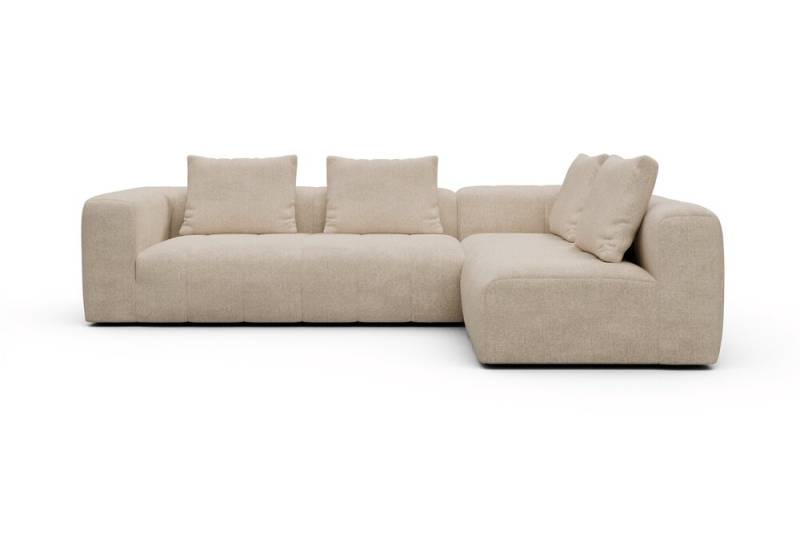ScandinavianUpholstery Ecksofa 612 PK3 496 Natural Beige Casone 6L6L von scandinavianupholstery